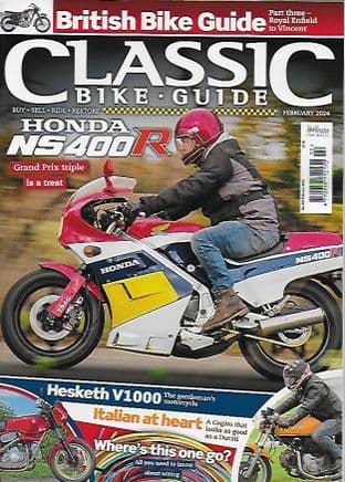 Classic Bike Guide Magazine - No.393 / February 2024