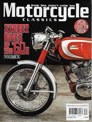 Motorcycle Classics USA Magazine - Issue Street Bikes Of The 1960's - Volume 2